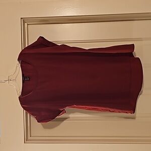 Forever 21 Blouse Size Small Dark Red